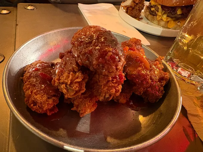 Fried chicken that looks impossibly crispy - before SnackSnap AI enhancement