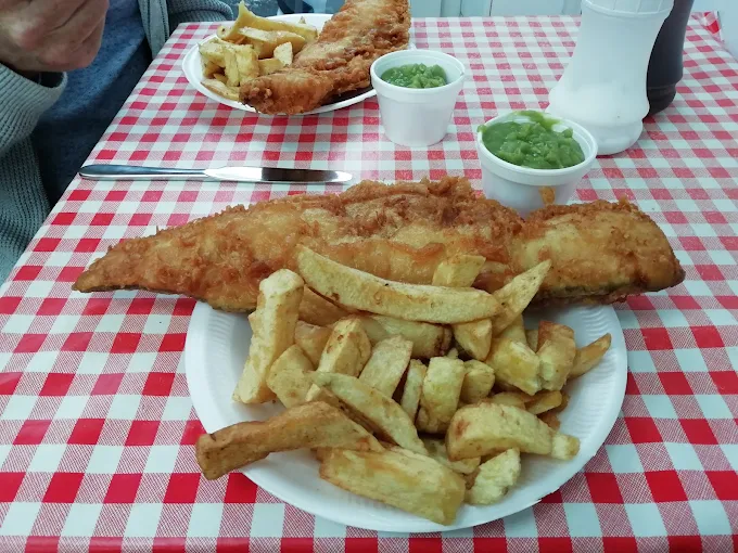Fish and chips photo before SnackSnap